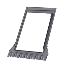 Velux Raccord Simple Sur Ardoises EDL SK06 Gris Bois Fenêtre de Toit Triple vitrage