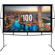 Projector Screens Khomo Gear Projector Movie Screen 100 inches
