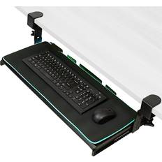 Adjustable height desk with keyboard tray Vivo KB05GP