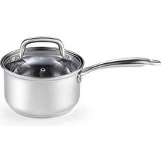 Dishwasher Safe Other Sauce Pans Cook N Home 2-Quart Stainless 02607 with lid