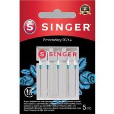 Singer Symaskiner på tilbud Singer sewing machine embroidery needle 90/14 5 pcs