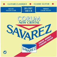 Musikzubehör Savarez 500CR Strings for Classical Guitar, Pack of 6