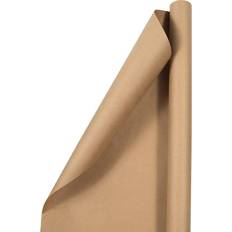 Jam Paper ï¿½ Wrapping Kraft, 37 1/2 Sq Ft, Natural Brown