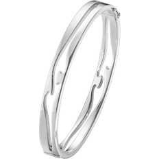 Georg Jensen Hvidguld Armbånd Georg Jensen Fusion Armring - 18kt Hvidguld