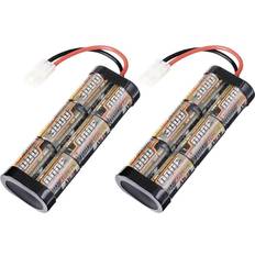 7.2v tamiya Reely Modelbyggeri-batteripakke (NiMH) 7.2 V 3000 mAh Celletal: 6 Stick Tamiya