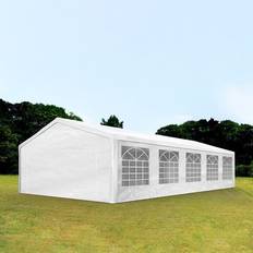 Toolport Tendone Per Feste Gazebo 5x10 m Impermeabile Protezione Uv Tenda Giardino Sagre Eventi Mercati Esterno