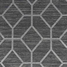 Wallpapers Boutique Asscher Geo Onyx Wallpaper wilko