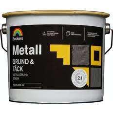 Beckers Metallfärger - Utomhusfärger Målarfärg Beckers Metall Grund Täck A Metallfärg Vit, Bas