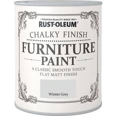 Rust-Oleum Kalkfärg Möbelfärg Winter Träfärg Grå 0.75L