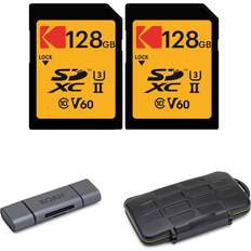 Kodak EKMSD128GUHS2V1K CL10 UHS-II U3 V60 128GB SD Card