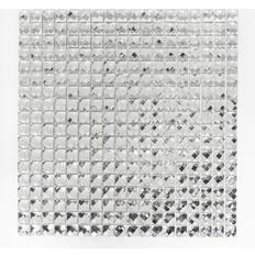 HUH Kristallmosaik Square Crystal Sparkle White 1.5X1.5Cm Pris/A 30x30cm