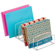 iDESIGN Clarity BPA-Free Organizer per Palette di Trucco Diviso in Plastica 9.25 x 3.86 x 3.2 in Trasparente
