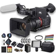 Camcorders Panasonic 4K Camcorder W/ Padded Case 128 GB Memory Card Advanced Bundle