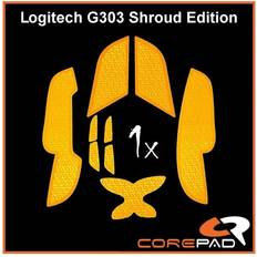 Logitech shroud Corepad Grips til Logitech G303 Shroud Edition - Orange