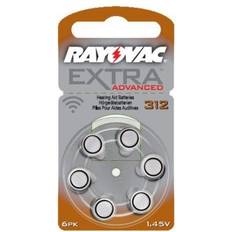 Batterier rayovac extra 312 Rayovac extra 312 brun 6 st