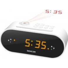 Vækkeure Sencor SRC 3100 W, Ur, Digital, FM, 87,5 108 Mhz, LED, 2,29 cm (0.9)