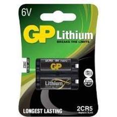 6 volt batteri Multi Batteri GP Lithium 2CR5 6 volt 1 stk/pk,10 pk x 1 stk/krt