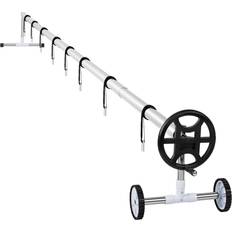 Uniprodo Rullo Avvolgitore Piscina Copertura Automatica Termica Solare Mobile 4,2/5,2M