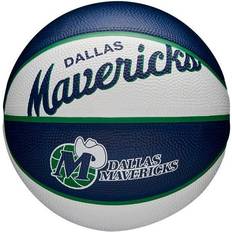 Mini basket Wilson Mini-basket, lagretromodell, DALLAS MAVERICKS, utomhus, gummi, storlek: MINI