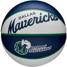 Wilson Basketballs Wilson Nba Dallas Mavericks Retro Basketball Mini, Blue, Unisex, Balls & Gear, WTB3200XBDAL