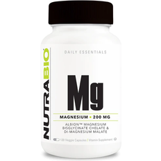 Magnesium 200 NutraBio Reacted Magnesium 200