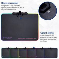 Syba RGB Hard Surface Mouse Pad Management