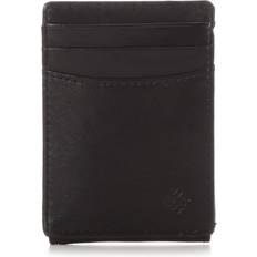 Wide Magnet Front Pocket Wallet in - Black