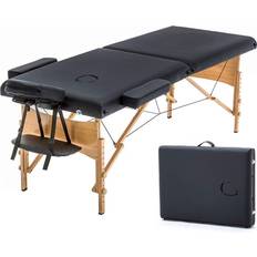 Massage & Relaxation Products 84' Black Portable Massage Table w/ Free Carry Case