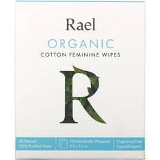 Cheap Intimate Wipes Rael Organic Cotton Feminine Wipes, 10 Wipes