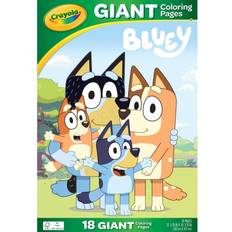 Crafts Crayola Bluey Giant Colouring Pages