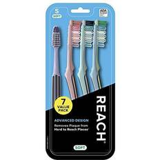 Reach Advanced Design Toothbrush, Soft Bristles, 7 Count