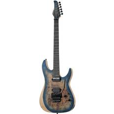 Musikinstrument Schecter Reaper-6 Floyd Rose S Satin Sky Burst