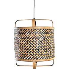 Rattan Pendant Lamps Dkd Home Decor Black Brown Pendant Lamp 36cm