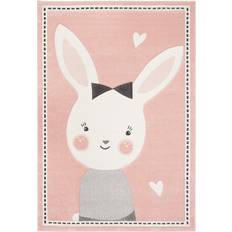 Carousel Kid's Bunny Area Rug
