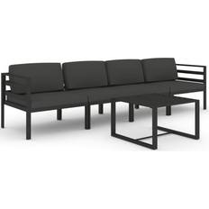 vidaXL 3107778 Loungeset, 1 Bord inkl. 4 Soffor