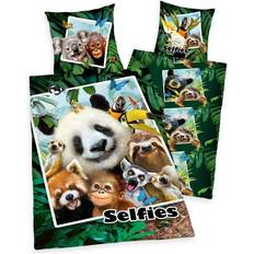 Wald Bettwäsche-Sets Herding Selfies Jungle Bedding 135x200cm