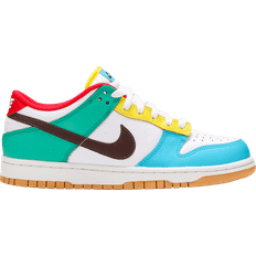Nike Dunk Low SE GS - White/Light Chocolate/Roma Green