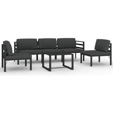 Aluminium Loungesæt vidaXL 3107791 Loungesæt, 1 borde inkl. 5 sofaer