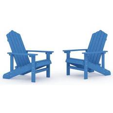 Gris Tumbonas vidaXL 3095695 Adirondack 2-pack