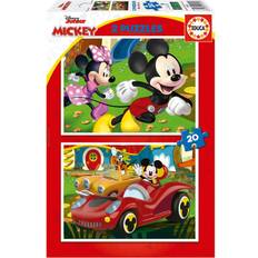 Rompecabezas Educa Mickey Mouse Fun House 2x20 Pieces