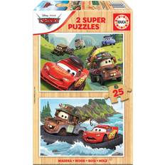 Cars de Pixar Puzzles Classiques Educa Cars 2x25 Pieces