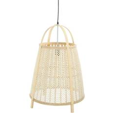 Linen Ceiling Lamps Dkd Home Decor Natural Cream Pendant Lamp 47cm