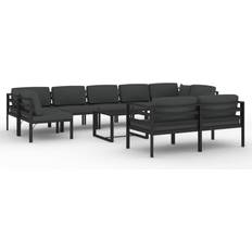 vidaXL 3107819 Loungesæt, 1 borde inkl. 9 sofaer