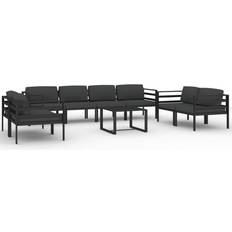 vidaXL 3107799 Conjunto de Sala de Exterior, 1 Mesa incl. 8 Sofás