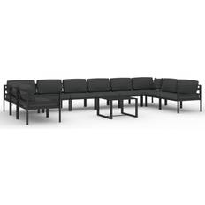 vidaXL 3107817 Loungesæt, 1 borde inkl. 10 sofaer