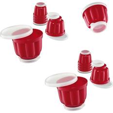 Rouge Moules à Gâteau Kuechenprofi Pudding Molds 6-Pack Cake Pan