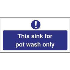 Sauteuse Vogue This Sink For Pot Wash Sign