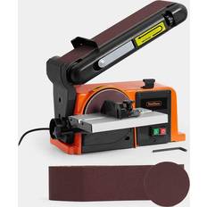 Benchtop Belt & Disc Sander, 100mm Iron Base