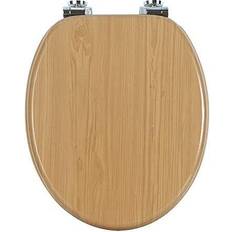 WOLTU Wooden Seat, Soft Close WC Strong
