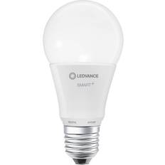 LEDVANCE 4058075778979 LED (RGB)-lamp EEK F (A G) E27 Pæreform 14 W = 100 W Varmhvid (Ø x H) 70 mm x 70 mm 3 stk